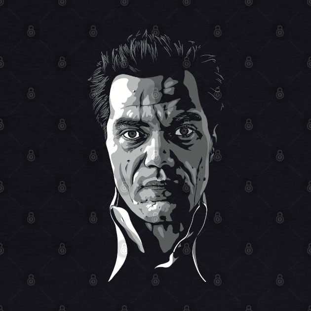 Michael Shannon greyscale by @johnnehill